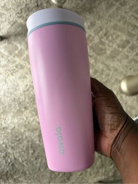 Owala Pink Insulated Tumbler with Leak-Resistant Lid